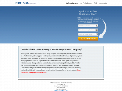 1sttrustfunding.com snapshot