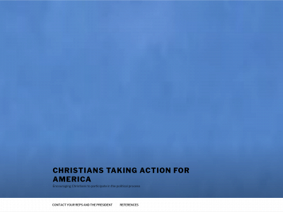 christianstakingaction.com snapshot