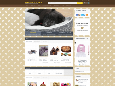 paradisedogshop.com snapshot