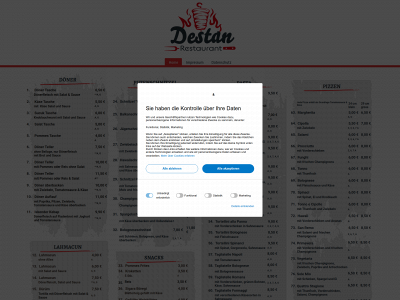 destan-schnellrestaurant.de snapshot
