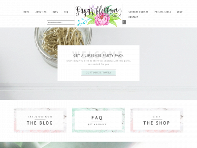 sugarblossomdesigns.com snapshot