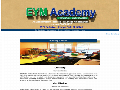 engagingyoungmindsacademy.com snapshot