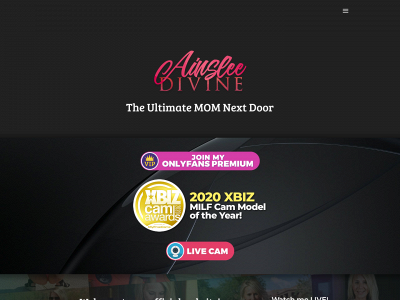 ainsleedivine.com snapshot