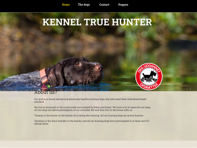 kenneltruehunter.dk snapshot