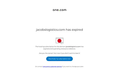 jacobslogistics.com snapshot