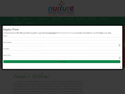 nurtureprivateprimaryschool.com snapshot