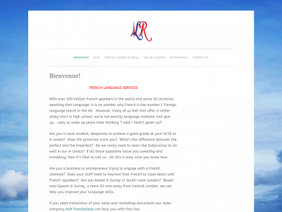 alrfrench.com snapshot