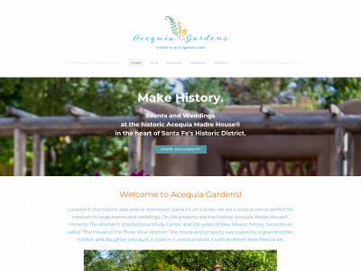 www.acequiagardens.com snapshot