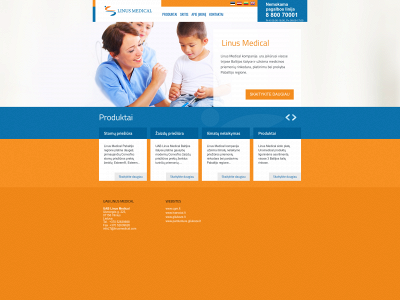 linusmedical.lt snapshot
