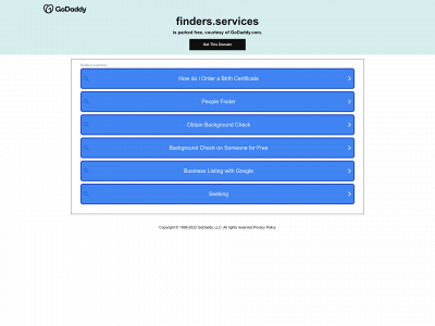 finders.services snapshot