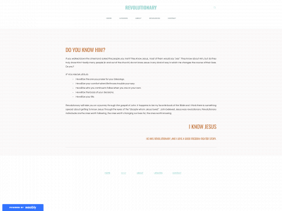 revolutionaryjesus.weebly.com snapshot