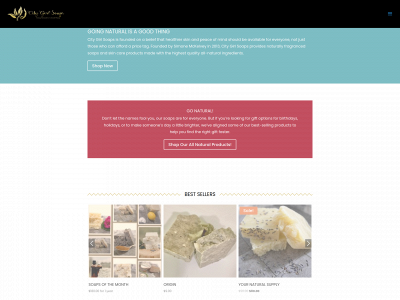 citygirlsoaps.com snapshot