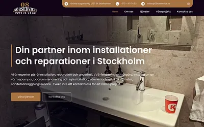08rorservice.se snapshot