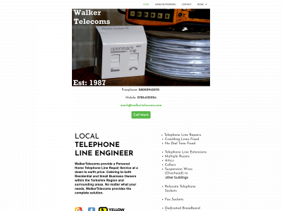 walkertelecoms.com snapshot