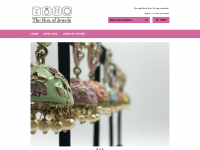 theboxofjewels.com snapshot