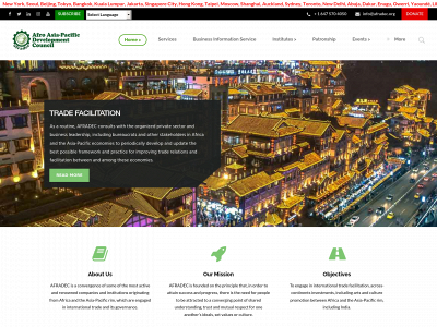 afradec.org snapshot