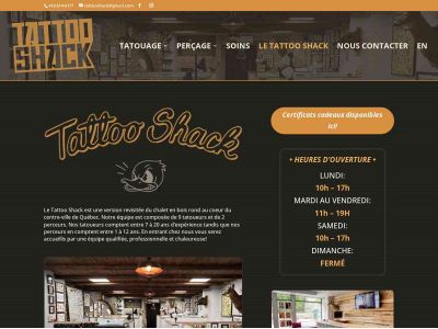 tattooshack.ca snapshot