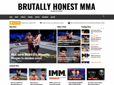 brutallyhonestmma.com snapshot