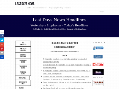 www.lastdaysnews.com snapshot