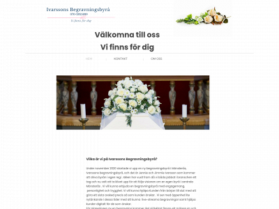 ivarssonsbegravning.se snapshot