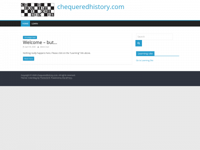 chequeredhistory.com snapshot