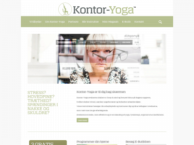kontor-yoga.dk snapshot