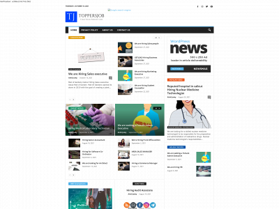 toppersjob.com snapshot