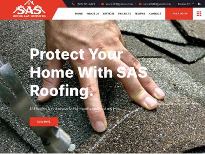 sasroofingwaterproofing.com snapshot