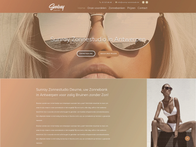 sunray-zonnestudio.be snapshot
