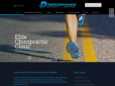 perfsportnspine.com snapshot