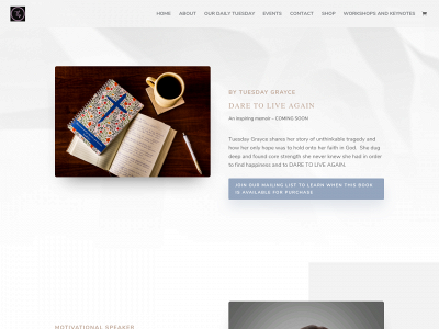 tuesdaygrayce.com snapshot