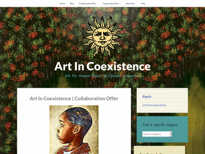 artincoexistence.com snapshot