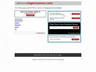 rogermanno.com snapshot