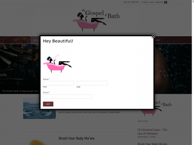 thegospelofbath.com snapshot