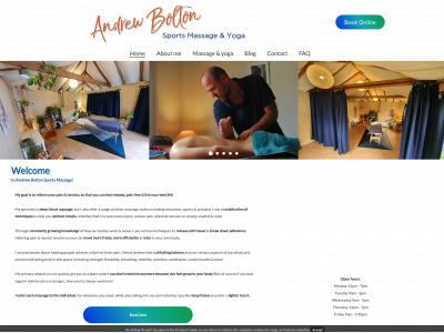 andrewboltonsportsmassage.com snapshot