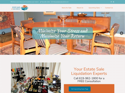 estatesalesofsd.com snapshot