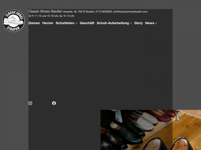 classicshoesstaufen.com snapshot