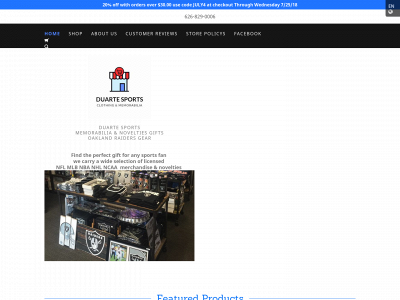 duartesports.com snapshot