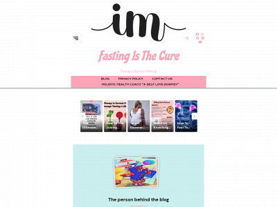 fastingisthecure.com snapshot
