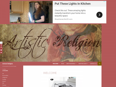 artisticreligion.com snapshot