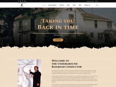 undergroundrailroadconductor.com snapshot