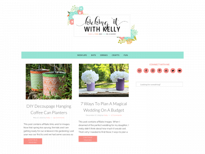kickingitwithkelly.com snapshot