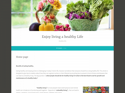 enjoylivingahealthylife.com snapshot