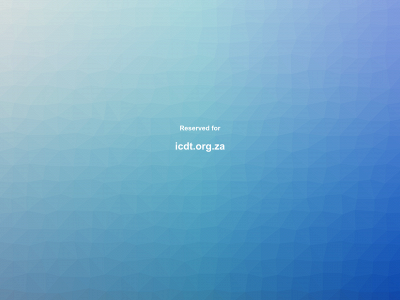 icdt.org.za snapshot