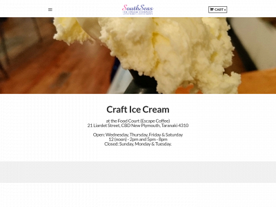 www.southseasicecream.com snapshot