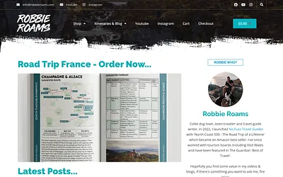 robbieroams.com snapshot
