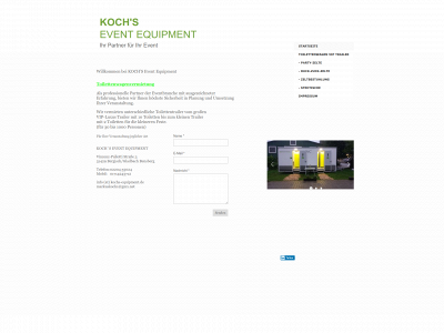 kochs-equipment.de snapshot