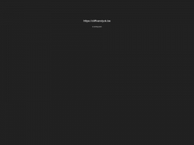 cliffvandyck.be snapshot