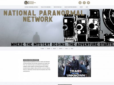 nationalparanormalnetwork.com snapshot