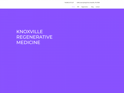 knoxvilleregenerative.com snapshot